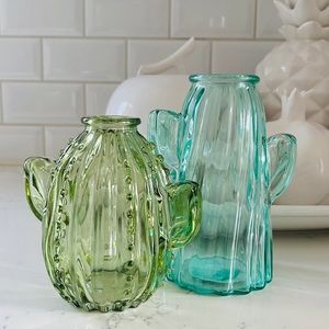 Target Bullseye’s Cactus 🌵 Figural Glass Vessels